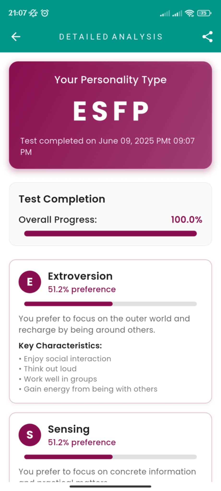 Personality Analysis